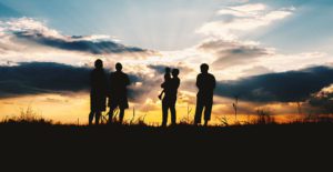 familyfieldsunset