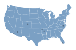 Frost Locations Map