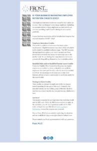 Is your business maximizing Employee Retention Credits ERC pdf
