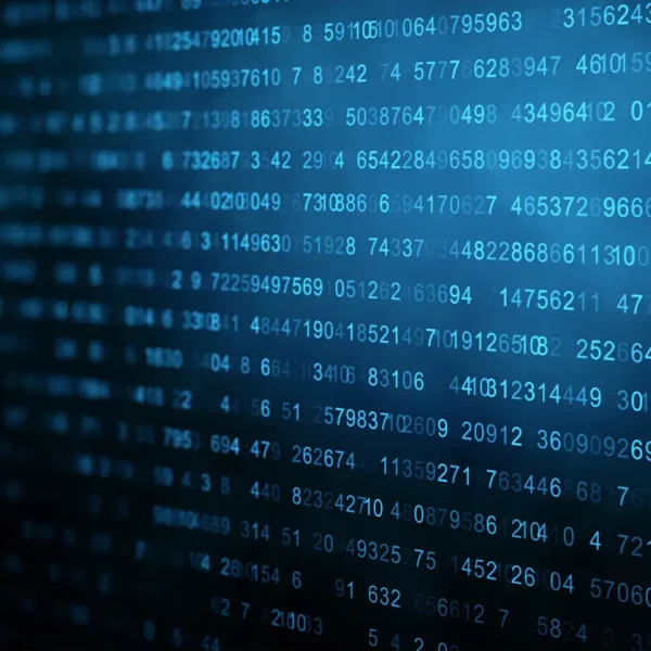 Financial data and numbers representing asset management and financial tracking