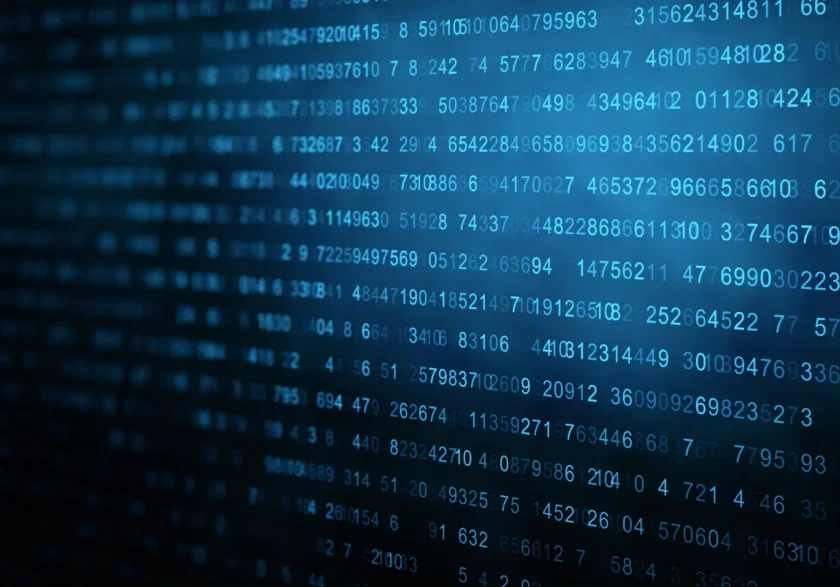 Financial data and numbers representing asset management and financial tracking